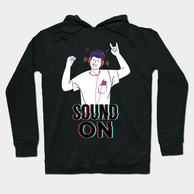 Sound On Hoodie by Christamas Clothing